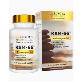 KSM-66 Ashwagandha -étrend-kiegészítő kapszula - 60db
