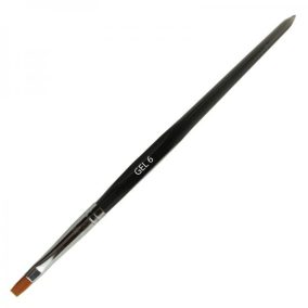 6-os zselés ecset fekete nyél