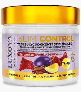 Slim Control - Testsúlycsökkentést elősegítő glükomannán rost italpor -300 g