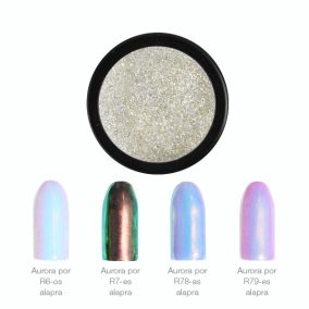 Chrommirror Aurora Króm Pigmentpor